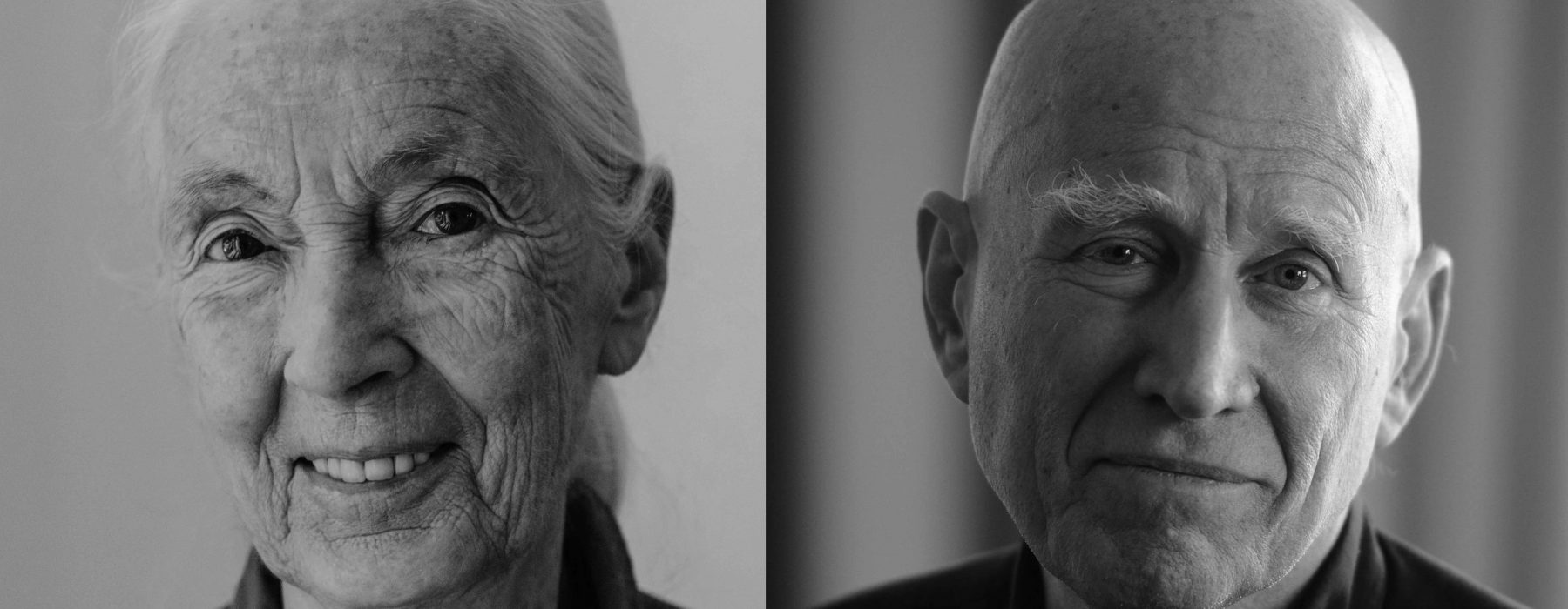 Jane Goodall e Sebastião Salgado